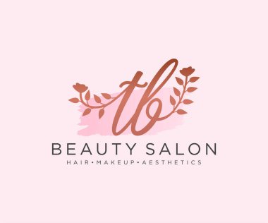 Tüberküloz logo koleksiyonu şablonu. İlk imzalı el yazısı logosu, düğün, moda, mücevher, butik, çiçek ve botanik, herhangi bir şirket veya işletme için yaratıcı şablona sahip..