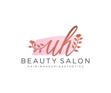 Dişi logo koleksiyonu şablonu. İlk imzalı el yazısı logosu, düğün, moda, mücevher, butik, çiçek ve botanik, herhangi bir şirket veya işletme için yaratıcı şablona sahip..