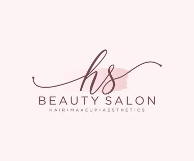 Kadın logo koleksiyonu şablonu. İlk imzalı el yazısı logosu, düğün, moda, mücevher, butik, çiçek ve botanik, herhangi bir şirket veya işletme için yaratıcı şablona sahip..