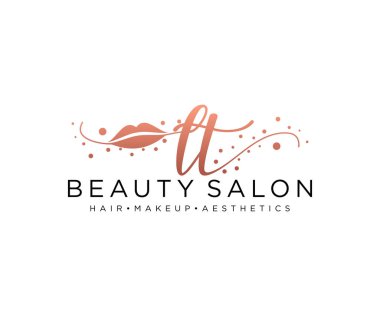 LT kadın logo koleksiyonu şablonu. İlk imzalı el yazısı logosu, düğün, moda, mücevher, butik, çiçek ve botanik, herhangi bir şirket veya işletme için yaratıcı şablona sahip..