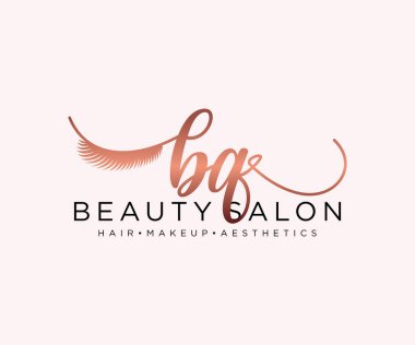 Barbekü kadın logo koleksiyonu şablonu. İlk imzalı el yazısı logosu, düğün, moda, mücevher, butik, çiçek ve botanik, herhangi bir şirket veya işletme için yaratıcı şablona sahip..