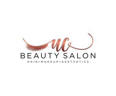 UC kadınsı logo koleksiyonu şablonu. İlk imzalı el yazısı logosu, düğün, moda, mücevher, butik, çiçek ve botanik, herhangi bir şirket veya işletme için yaratıcı şablona sahip..