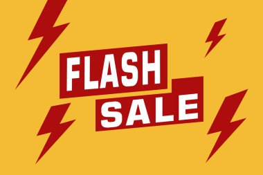 Flash satış tanıtım afişi şablonu indirim etiketi, satış ve indirim arka planı.