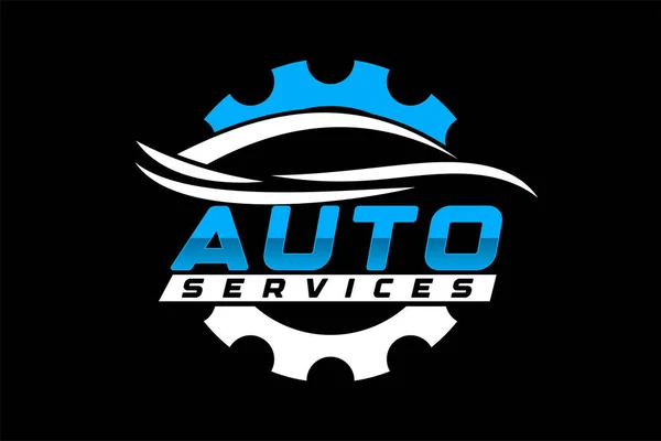 Modello Logo Auto Sportive Logo Perfetto Imprese Legate All Industria — Vettoriale Stock