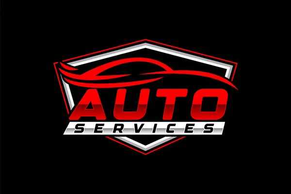 Auto Garage Premium Konzept Logo Design — Stockvektor