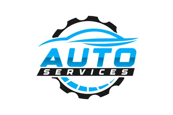 Autoservis Premium Koncepce Logo Design — Stockový vektor