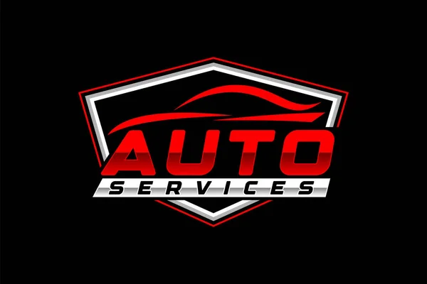 Auto Garage Premium Konzept Logo Design — Stockvektor
