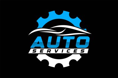 Spor araba logosu, otomotiv endüstrisiyle ilgili iş için mükemmel logo..