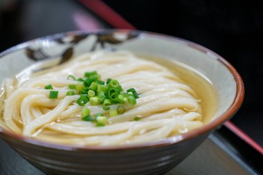 thick udon from Kagawa pref. clipart