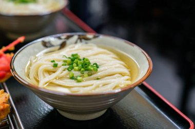 thick udon from Kagawa pref. clipart