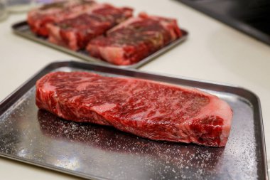 Çok lezzetli Japon bifteği (Wagyu)