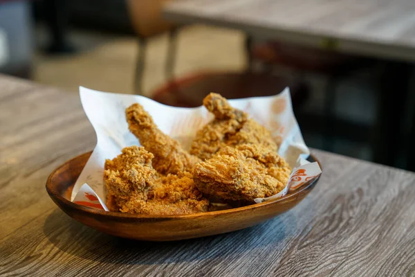 stock image Crispy fried chicken from a restaurant