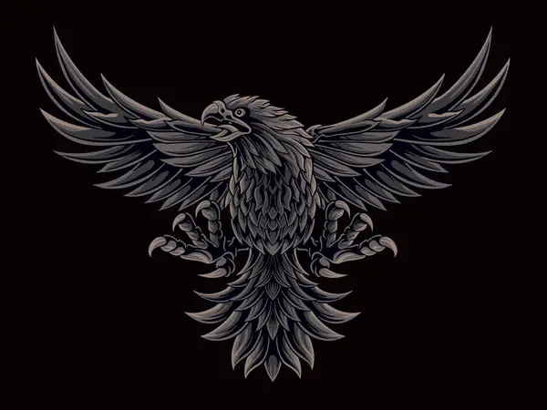  kartal vektör tasarımı, renk düzenlenebilir