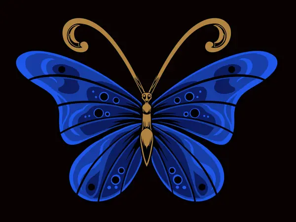 Kelebek vektör tasarımı, renk düzenleyici