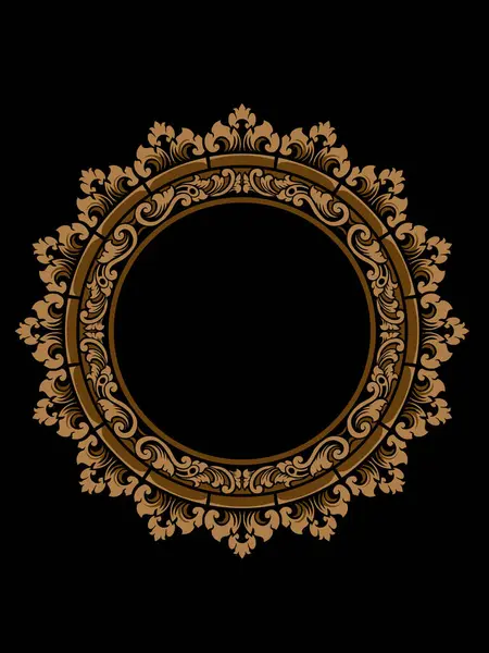 ögeler için çember süsleme vintage tasarımı
