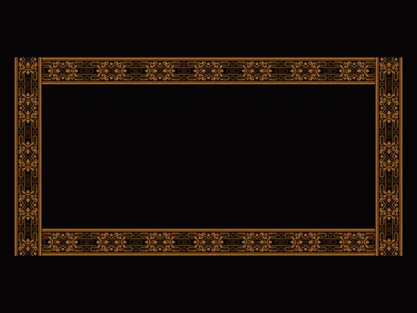 Klasik ve lüks stil düğün davetiye vektör tasarımı, tam düzenlenebilir