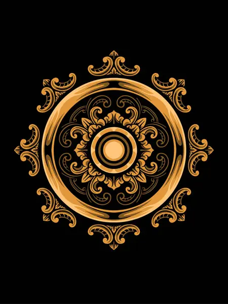 Güzel oymalı dekoratif süsler elementler için vektör tasarımı