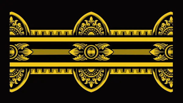 Güzel oymalı dekoratif süsler elementler için vektör tasarımı