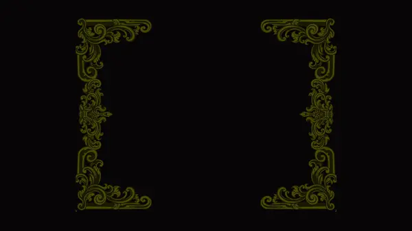 Lüks klasik biçim oymalı çerçeve vektör tasarımı, renk düzenlenebilir