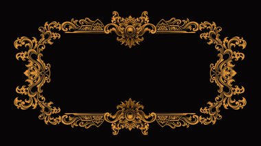 Vektör oymalı klasik retro tarzı düğün davetiyesi tasarımı, renk düzenleyici