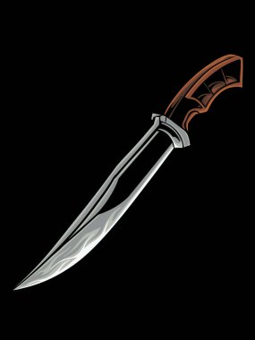 bıçak süngüsü tasarım vektörü