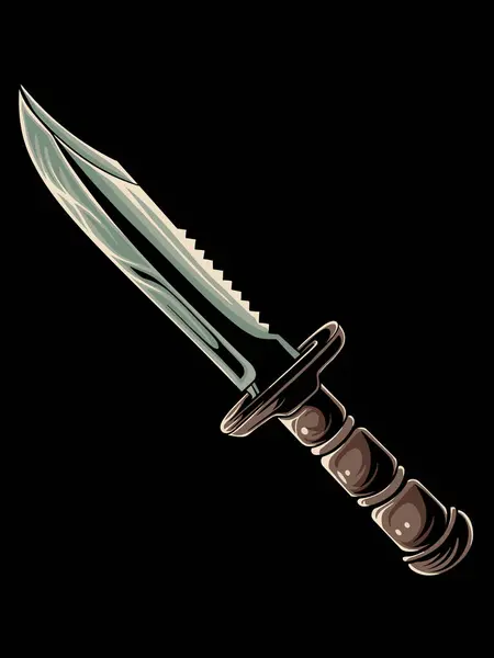 bıçak süngüsü tasarım vektörü