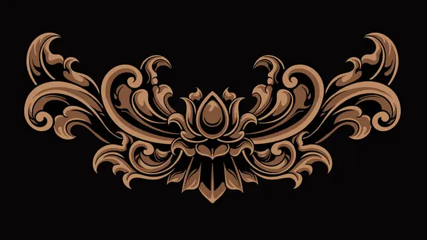 Lüks klasik biçim oymalı çerçeve vektör tasarımı, renk düzenlenebilir