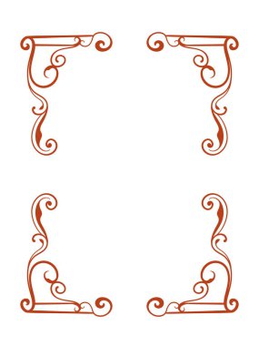 oyulmuş klasik stil çemberi süsleme tasarımı, düzenlenebilir renk