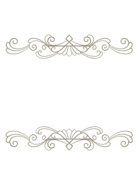 Klasik dekoratif çerçeveler