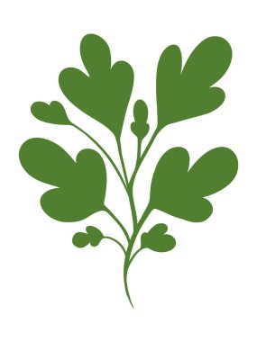 Botanik Elementler Tasarım Vektörü İllüstrasyonu