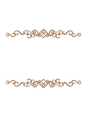 Kenarlık, düzenlenebilir renk için oyulmuş klasik süs unsuru tasarımı