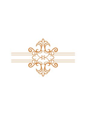 Kenarlık, düzenlenebilir renk için oyulmuş klasik süs unsuru tasarımı