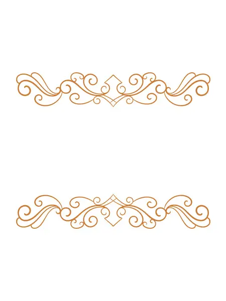 Kenarlık, düzenlenebilir renk için oyulmuş klasik süs unsuru tasarımı