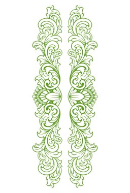 Klasik Klasik İşlenmiş Süsleme Rengi Düzenleme