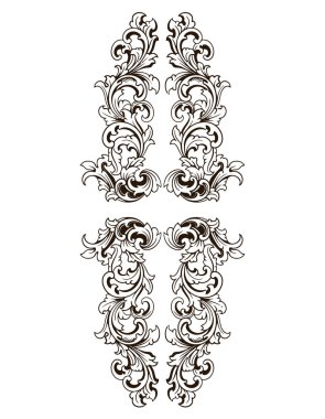 Klasik Klasik İşlenmiş Süsleme Rengi Düzenleme