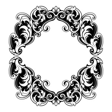 Kenarlık süsü çerçeve vektörü