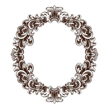 Kenarlık süsü çerçeve vektörü