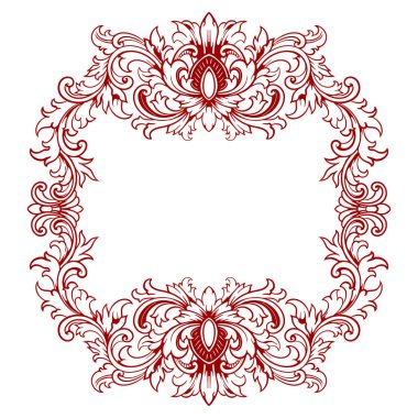 Kenarlık süsü çerçeve vektörü