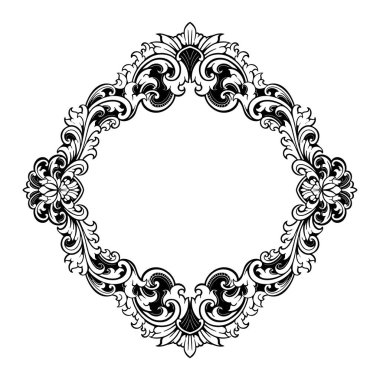 Kenarlık süsü çerçeve vektörü