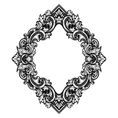Kenarlık süsü çerçeve vektörü