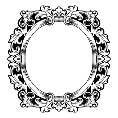 Kenarlık süsü çerçeve vektörü