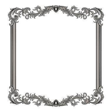 Kenarlık süsü çerçeve vektörü