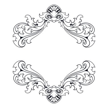 Kenarlık süsü çerçeve vektörü