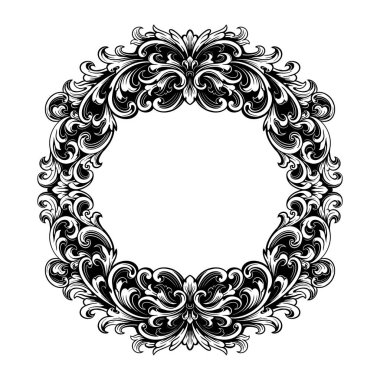 Kenarlık süsü çerçeve vektörü