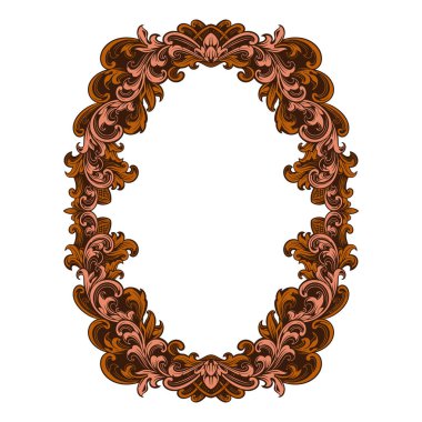 Kenarlık süsü çerçeve vektörü