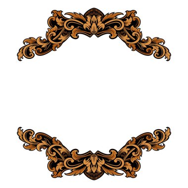 Kenarlık süsü çerçeve vektörü