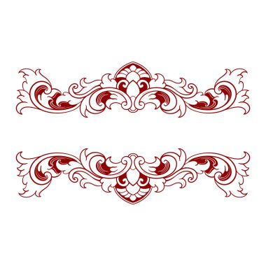 Kenarlık süsü çerçeve vektörü