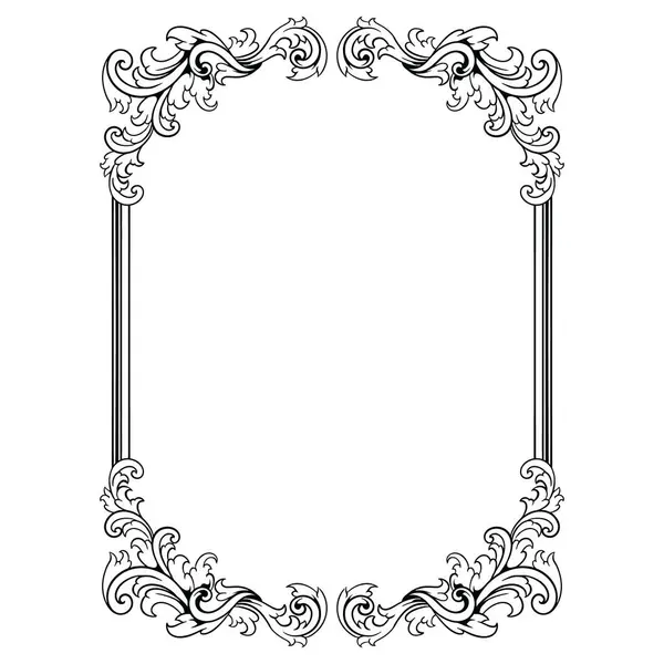 Kenarlık süsü çerçeve vektörü