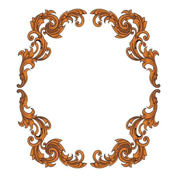 Kenarlık süsü çerçeve vektörü