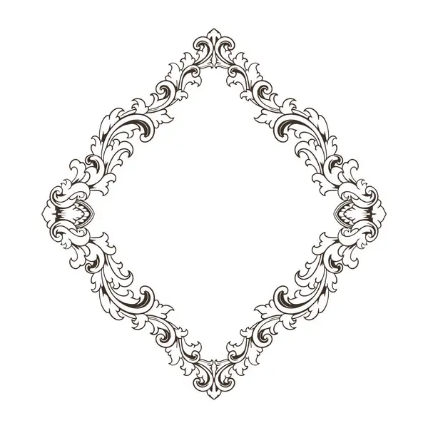 Kenarlık süsü çerçeve vektörü